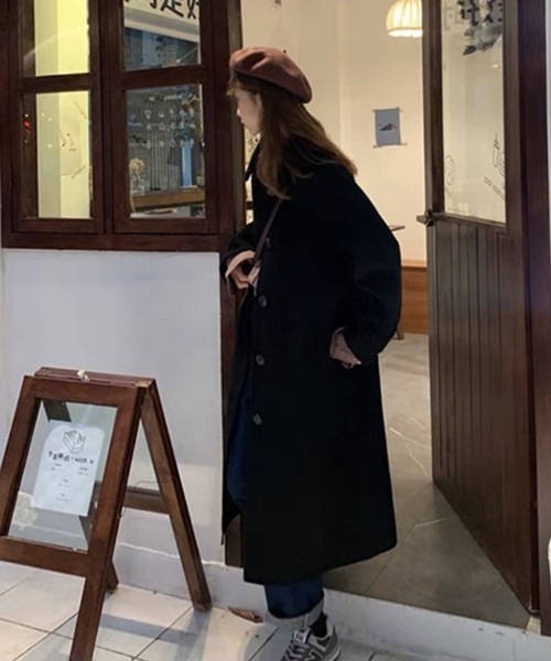 FREE STYLISTS（フリー スタイリスト）の「中綿トレンチコート（トレンチコート・レディース・ブラック/ボルドー・S/XL/L/M）」の4枚目の写真