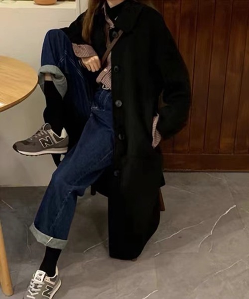 FREE STYLISTS（フリー スタイリスト）の「中綿トレンチコート（トレンチコート・レディース・ブラック/ボルドー・S/XL/L/M）」の6枚目の写真