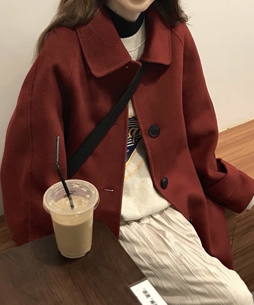 FREE STYLISTS（フリー スタイリスト）の「中綿トレンチコート（トレンチコート・レディース・ブラック/ボルドー・S/XL/L/M）」の9枚目の写真