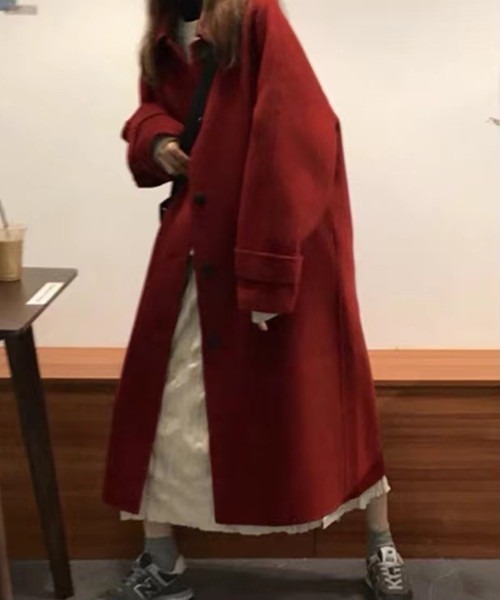 FREE STYLISTS（フリー スタイリスト）の「中綿トレンチコート（トレンチコート・レディース・ブラック/ボルドー・S/XL/L/M）」の19枚目の写真