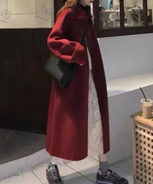 FREE STYLISTS（フリー スタイリスト）の「中綿トレンチコート（トレンチコート・レディース・ブラック/ボルドー・S/XL/L/M）」の11枚目の写真