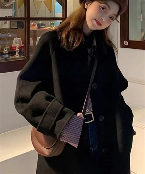 FREE STYLISTS（フリー スタイリスト）の「中綿トレンチコート（トレンチコート・レディース・ブラック/ボルドー・S/XL/L/M）」の22枚目の写真