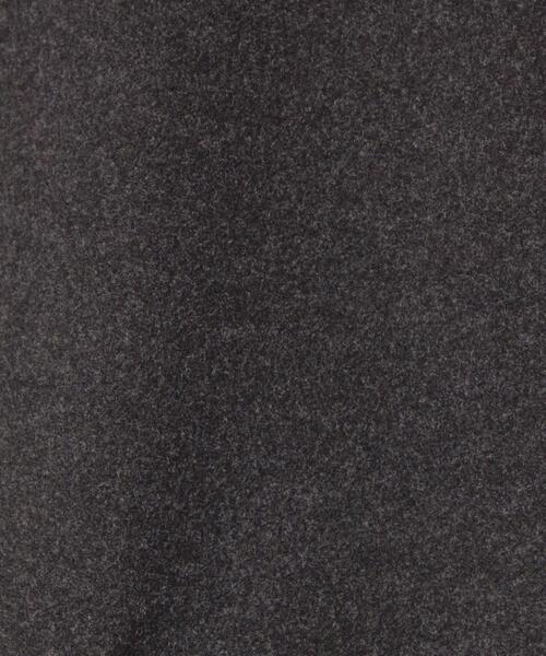 closet story（クローゼットストーリー）の「＜closet story（クローゼットストーリー）＞カットメルトン パイピング ロングコート（その他アウター・レディース・ダークグレー/ナチュラル・FREE）」の9枚目の写真