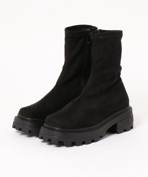 SUNNY ROOM（サニールーム）の「【厚底】タンクソールストレッチブーツ　358（ブーツ・レディース・ブラック/ブラック系その他・L/S/LL/M）」の2枚目の写真