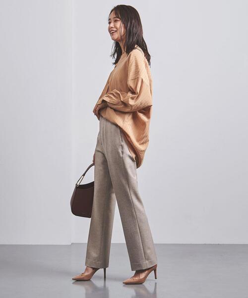 UNITED ARROWS（ユナイテッドアローズ）の「＜UNITED ARROWS＞ストライプ  オーバー シャツ B（シャツ/ブラウス・レディース・ブラック/オレンジ・38/36）」の6枚目の写真