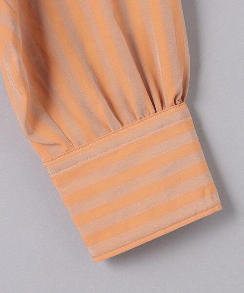 UNITED ARROWS（ユナイテッドアローズ）の「＜UNITED ARROWS＞ストライプ  オーバー シャツ B（シャツ/ブラウス・レディース・ブラック/オレンジ・38/36）」の15枚目の写真