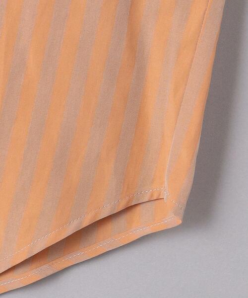 UNITED ARROWS（ユナイテッドアローズ）の「＜UNITED ARROWS＞ストライプ  オーバー シャツ B（シャツ/ブラウス・レディース・ブラック/オレンジ・38/36）」の16枚目の写真