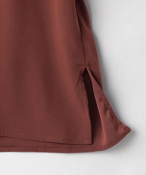 179/WG(イチナナキュウダブルジー)の「ビッグカラーエンブロイダリーブラウス(シャツ/ブラウス・レディース・グリーン/オフホワイト/ブラウン・MEDIUM)」の12枚目の写真