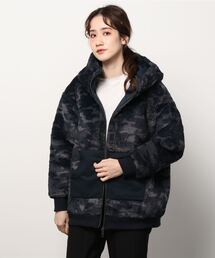 AVIREX | カモプリント シャギーボンディング ジップフーディー/ CAMO PRINT SHAGGY BONDING ZIP HOODIE(ブルゾン)