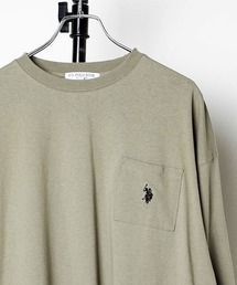 ∴WEGO/別注 U.S. POLOワンポイント刺繍BIGロンT