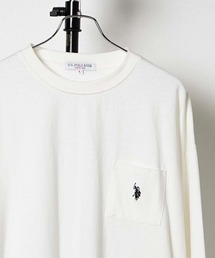 U.S. POLO ASSN. | ∴WEGO/別注 U.S. POLOワンポイント刺繍BIGロンT(Tシャツ/カットソー)