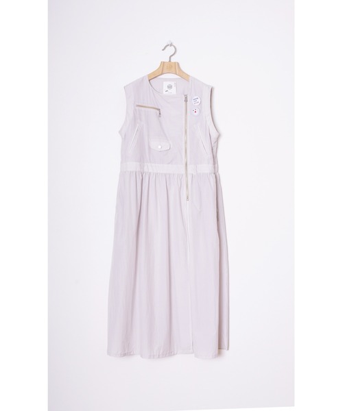 bedsidedrama(ベットサイドドラマ)の「bedsidedrama/ベッドサイドドラマ/Fake Riders Shirt Coat(ステンカラーコート・レディース・ライトグレー/ブラック・2/1)」の19枚目の写真