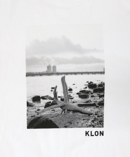 KLON(クローン)の「KLON graphic LONG T -drifting wood- (02)(Tシャツ/カットソー・レディース・ブラック/ホワイト・M/L)」の7枚目の写真