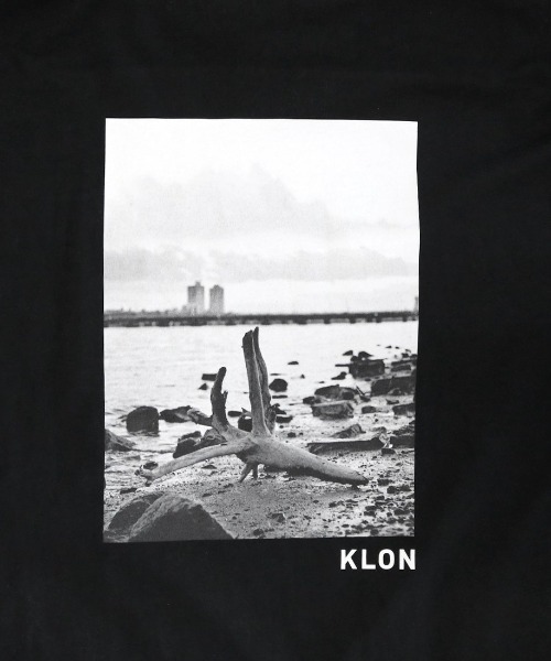 KLON(クローン)の「KLON graphic LONG T -drifting wood- (02)(Tシャツ/カットソー・レディース・ブラック/ホワイト・M/L)」の8枚目の写真
