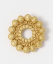 MJトリプルオゥ刺繍ブローチ