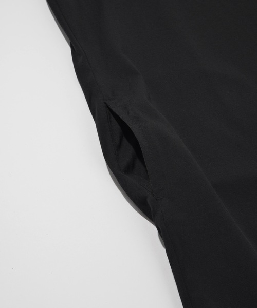 SUPERTHANKS（スーパーサンクス）の「スウェードフリンジモックネックオーバーサイズロングワンピース（ワンピース・レディース・モカ/ブラック/ホワイト・M/S）」の16枚目の写真