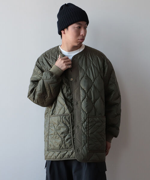 BeAMS DOT（ビームスドット）の「【WEB限定】BeAMS DOT / キルティング ライナーブルゾン（ブルゾン・メンズ・ブラック/オリーブ・MEDIUM/LARGE）」の11枚目の写真