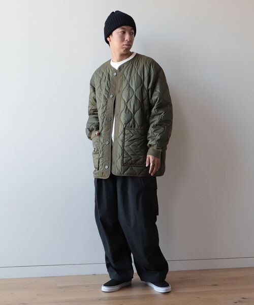 BeAMS DOT（ビームスドット）の「【WEB限定】BeAMS DOT / キルティング ライナーブルゾン（ブルゾン・メンズ・ブラック/オリーブ・MEDIUM/LARGE）」の13枚目の写真