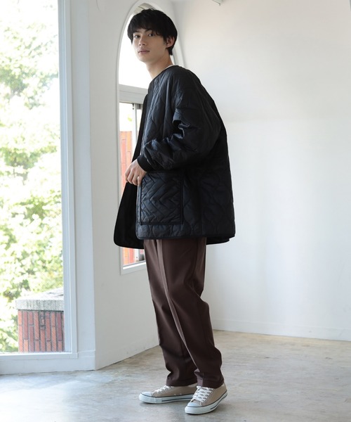 BeAMS DOT（ビームスドット）の「【WEB限定】BeAMS DOT / キルティング ライナーブルゾン（ブルゾン・メンズ・ブラック/オリーブ・MEDIUM/LARGE）」の20枚目の写真