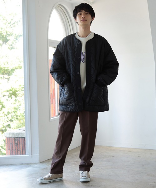 BeAMS DOT（ビームスドット）の「【WEB限定】BeAMS DOT / キルティング ライナーブルゾン（ブルゾン・メンズ・ブラック/オリーブ・MEDIUM/LARGE）」の21枚目の写真
