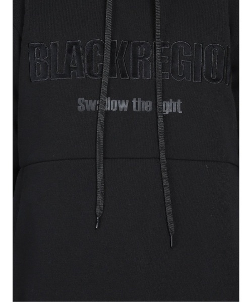 SHELLAC（シェラック）の「シェラック/SHELLAC シールファー刺繍プルパーカー（パーカー・メンズ・ブラック・MEDIUM/LARGE）」の6枚目の写真