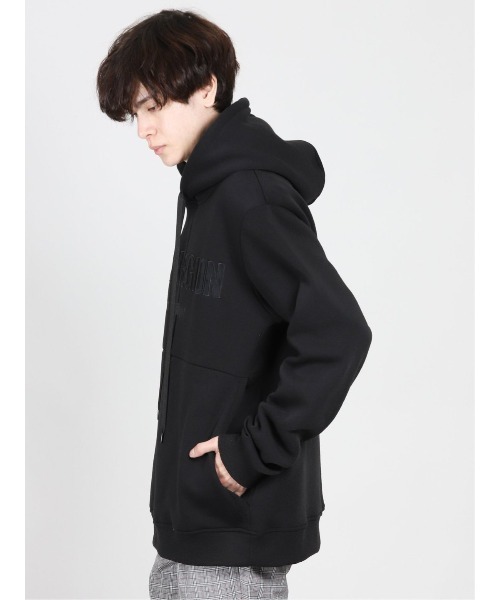 SHELLAC（シェラック）の「シェラック/SHELLAC シールファー刺繍プルパーカー（パーカー・メンズ・ブラック・MEDIUM/LARGE）」の8枚目の写真