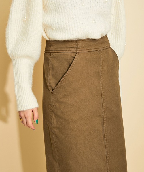 MADEMOISELLE ROPE'（マドモアゼル ロペ）の「<春まで使える>【MR Jeans】2way デニムサロペットスカート（サロペット/オーバーオール・レディース・ブラック/ブラウン系その他2・38/36）」の14枚目の写真