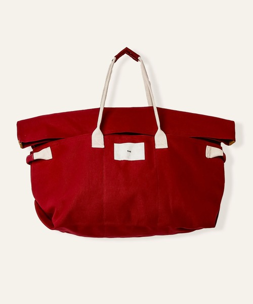 THE(ザ)の「3-THE CANVAS TOTE A3(トートバッグ・レディース・ホワイト/ブラック/ネイビー/レッド/オリーブ/オレンジ・ONE SIZE)」の9枚目の写真