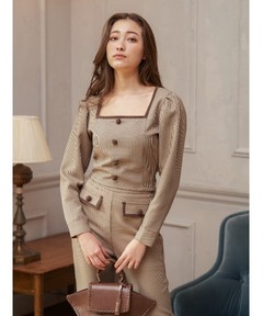 リネンテーラードビスチェキャミチュニック【MAISON SPECIAL/メゾン