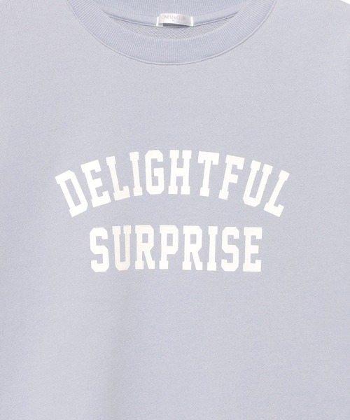 Honeys（ハニーズ）の「ロゴスウェットトップス（スウェット・レディース・アイボリー/ライトグリーン/コーラルピンク/ライトベージュ/サックスブルー/イエロー/スミクロ・LL/L/M）」の8枚目の写真