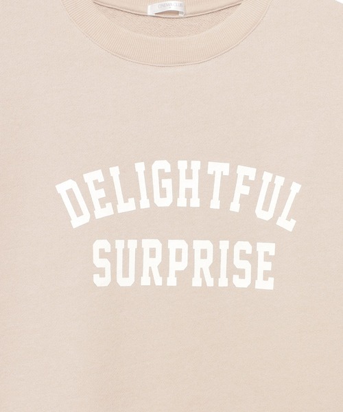 Honeys（ハニーズ）の「ロゴスウェットトップス（スウェット・レディース・アイボリー/ライトグリーン/コーラルピンク/ライトベージュ/サックスブルー/イエロー/スミクロ・LL/L/M）」の16枚目の写真