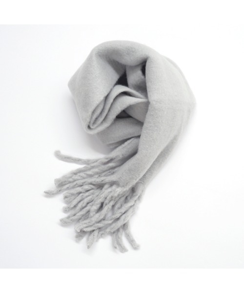 flower（フラワー）の「バウンスマフラー（マフラー・レディース・アイボリー/グレー/ベージュ・FREE）」の7枚目の写真