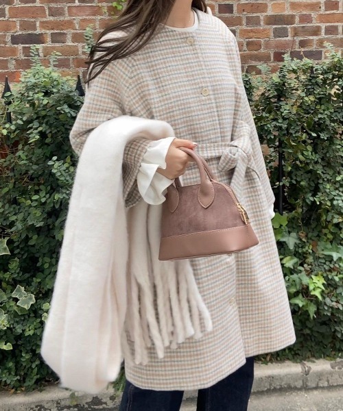 flower（フラワー）の「バウンスマフラー（マフラー・レディース・アイボリー/グレー/ベージュ・FREE）」の22枚目の写真