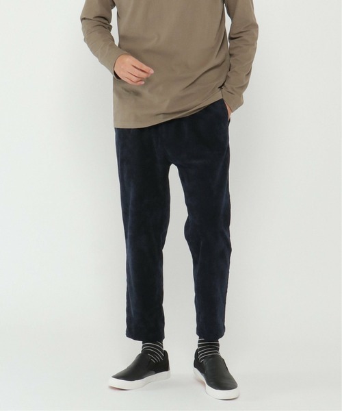 IKKA LOUNGE（イッカラウンジ）の「コーデュロイワンタックパンツ（その他パンツ・メンズ・ベージュ/ネイビー・XL/L/M）」の2枚目の写真
