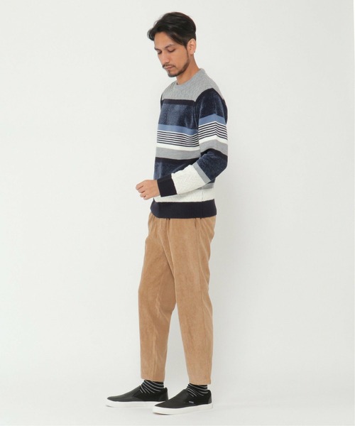 IKKA LOUNGE（イッカラウンジ）の「コーデュロイワンタックパンツ（その他パンツ・メンズ・ベージュ/ネイビー・XL/L/M）」の11枚目の写真
