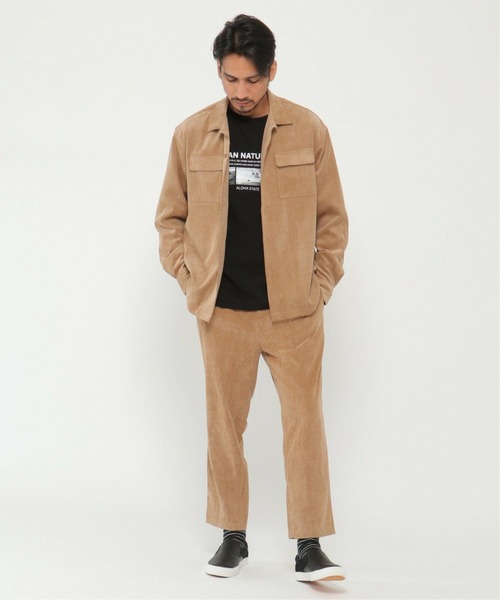 IKKA LOUNGE（イッカラウンジ）の「コーデュロイワンタックパンツ（その他パンツ・メンズ・ベージュ/ネイビー・XL/L/M）」の13枚目の写真