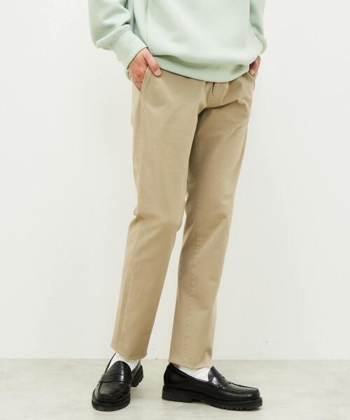 MEN'S MELROSE（メンズメルローズ）の「ルディアナストレッチチノ（チノパンツ・メンズ・ネイビー/オフホワイト/ベージュ/チャコールグレー・2/4/3/5）」の4枚目の写真