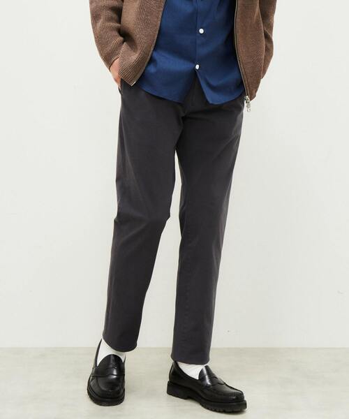 MEN'S MELROSE（メンズメルローズ）の「ルディアナストレッチチノ（チノパンツ・メンズ・ネイビー/オフホワイト/ベージュ/チャコールグレー・2/4/3/5）」の3枚目の写真