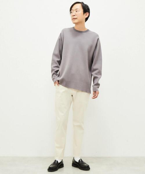 MEN'S MELROSE（メンズメルローズ）の「ルディアナストレッチチノ（チノパンツ・メンズ・ネイビー/オフホワイト/ベージュ/チャコールグレー・2/4/3/5）」の8枚目の写真