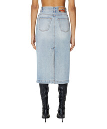 美品♡ディーゼル DIESEL タイトデニムスカート ひざ丈 フルジップ DIESEL ディーゼル ブラック タイトデニムスカート フルジッパー