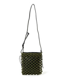 BEAMS LIGHTS / マクラメ ショルダー バッグ