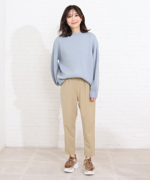 SHOO・LA・RUE(シューラルー)の「◆【S-LL】プルオンテーパードパンツ(その他パンツ・レディース・ブラック/ライトグリーン/ライトベージュ・01/02/03/04)」の15枚目の写真