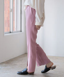 BeAMS DOT | 【WEB限定】BeAMS DOT / スリット センタープレスフレアパンツ(その他パンツ)