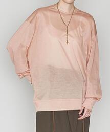 ASTRAET | ＜ASTRAET（アストラット）＞CO/N シアー クルーネック ロングTシャツ(Tシャツ/カットソー)