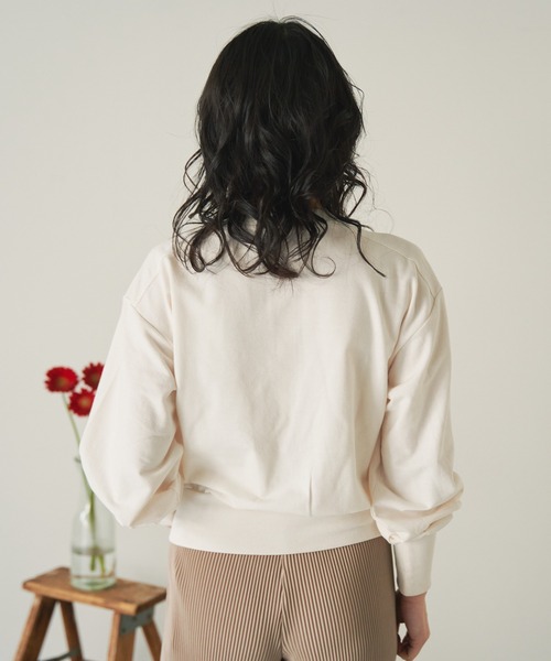 ANGIE（アンジー）の「スナップボタンショートカーディガン（カーディガン/ボレロ・レディース・ブラック/レッド/オフホワイト/グリーン/杢グレー・FREE）」の20枚目の写真