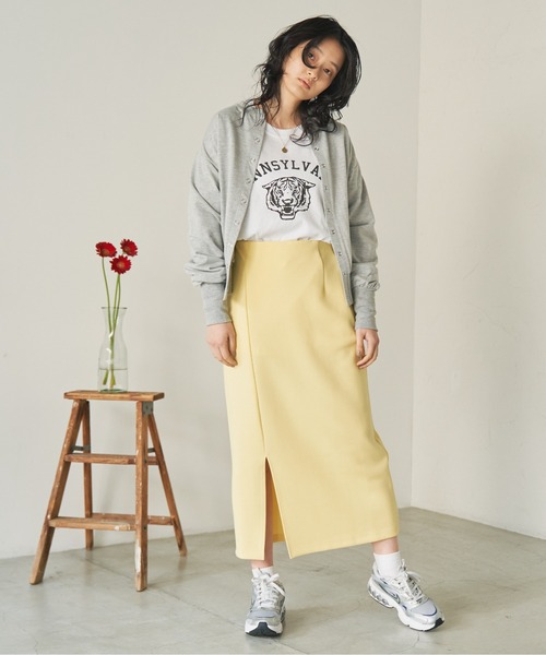 ANGIE（アンジー）の「スナップボタンショートカーディガン（カーディガン/ボレロ・レディース・ブラック/レッド/オフホワイト/グリーン/杢グレー・FREE）」の10枚目の写真