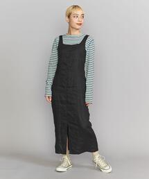 BEAUTY&YOUTH UNITED ARROWS | BY フレンチリネンフロントボタンワンピース -ウォッシャブル- ∴(ワンピース)