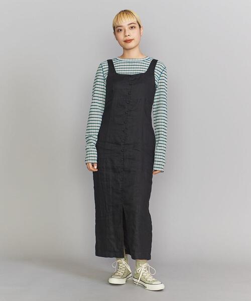 ユナイテッドアローズ　リネンワンピース BEAUTY&YOUTH UNITED ARROWS（ビューティーアンドユース