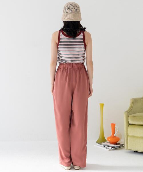 CITEN（シテン）の「＜CITEN（シテン）＞シャイニーツイル イージーパンツ（その他パンツ・レディース・ピンク/ライム・FREE）」の16枚目の写真