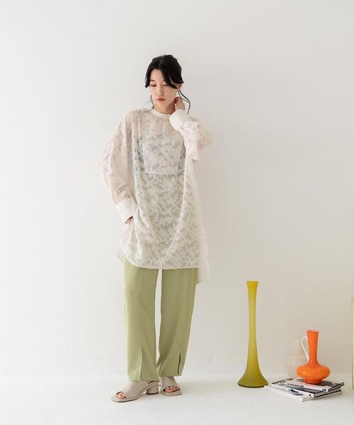 CITEN（シテン）の「＜CITEN（シテン）＞シャイニーツイル イージーパンツ（その他パンツ・レディース・ピンク/ライム・FREE）」の18枚目の写真